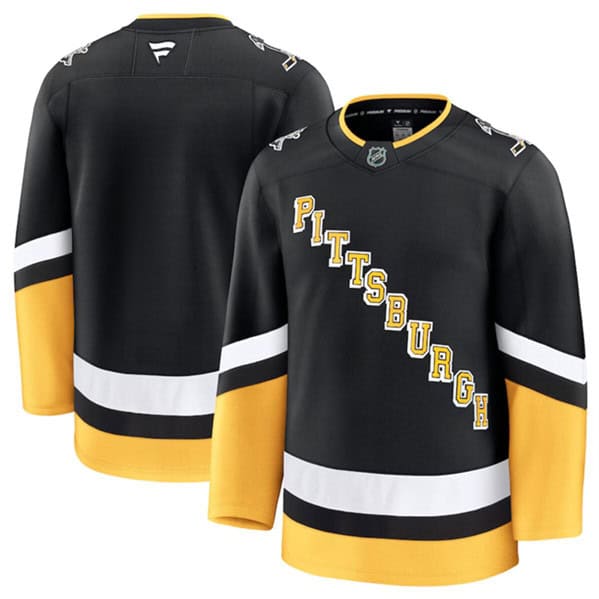 Pittsburgh Penguins Blank Black 2024-25 Alternate Stitched Jersey