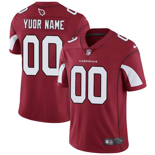 Arizona Cardinals Customized Red Vapor Untouchable Limited Stitched Jersey