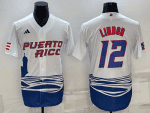 Puerto Rico ACTIVE PLAYER Custom 2023 White World Classic Stitched Jersey