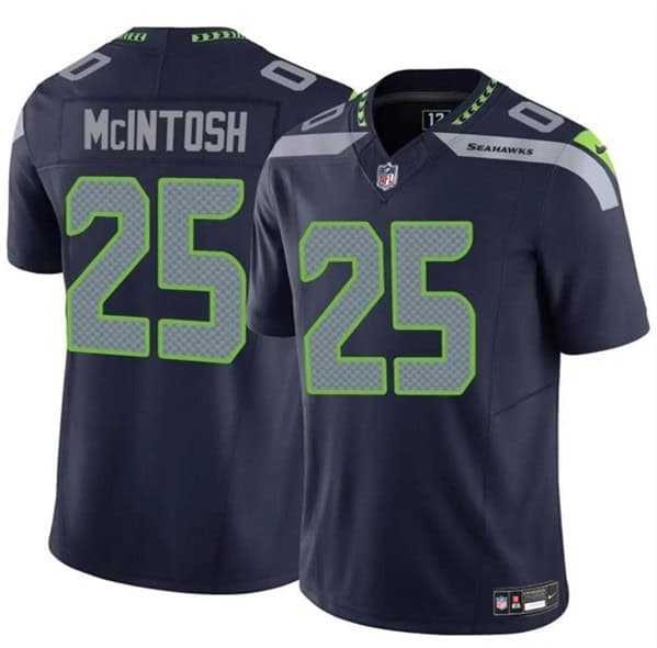 Seattle Seahawks #25 Kenny McIntosh Navy 2024 F.U.S.E. Vapor Limited Stitched Jersey