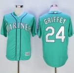 Mariners #24 Ken Griffey Green New Cool Base Stitched Jersey