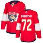 Florida Panthers #72 Sergei Bobrovsky Red Stitched Jersey