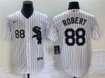 Chicago White Sox #88 Luis Robert White Cool Base Stitched Jersey