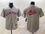 New York Mets Blank Gray 2025 Limited Stitched Jersey