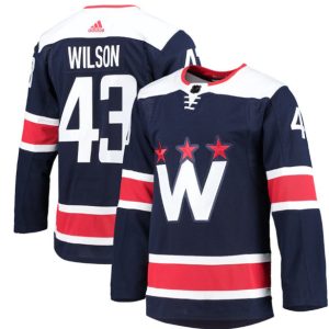 Washington Capitals #43 Tom Wilson Navy Pro Stitched Jersey