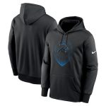 Carolina Panthers Black Icon Performance Pullover Hoodie