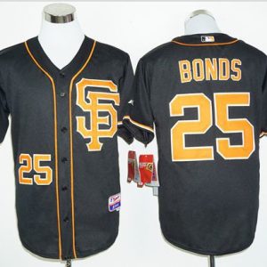 Giants #25 Barry Bonds Black 2016 Cool Base Stitched Jersey