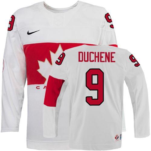 Olympic 2014 CA. #9 Matt Duchene White Stitched Jersey