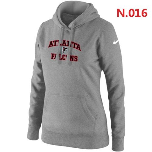 Nike Atlanta Falcons Heart Soul Pullover Hoodie Grey