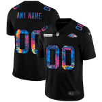 Baltimore Ravens Customized 2020 Black Crucial Catch Limited Stitched NFL Jersey
