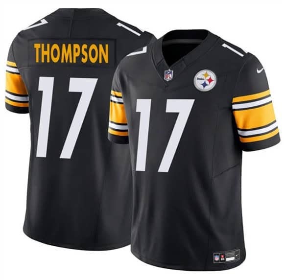 Pittsburgh Steelers #17 Skylar Thompson Black 2025 F.U.S.E. Vapor Untouchable Limited Football Stitched Jersey