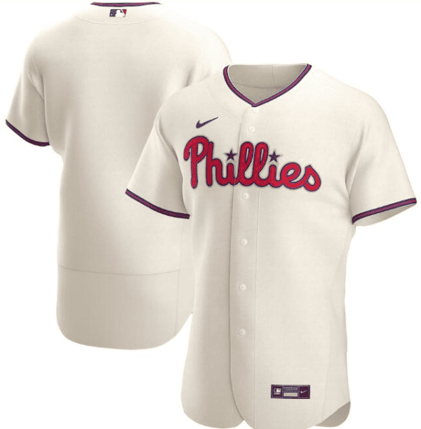 Philadelphia Phillies Cream Flex Base Stitched Jersey