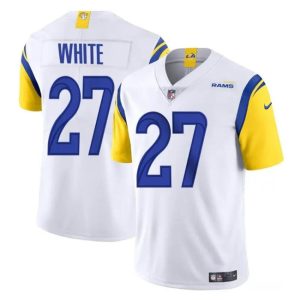 Los Angeles Rams #27 Tre'Davious White White Vapor Untouchable Stitched Jersey