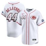 Cincinnati Reds #44 Elly De La Cruz White 2025 Speedway Classic Home Limited Stitched Jersey