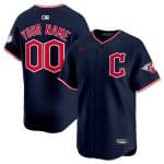 Cleveland Guardians Custom Navy 2025 Alternate Limited Stitched Jersey