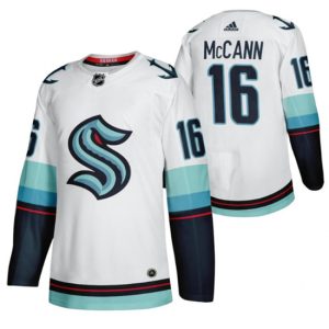 Seattle Kraken #16 Jared McCann White Stitched Jersey