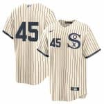 Chicago White Sox #45 Michael Jordan 2021 Cream Navy Field Of Dreams Cool Base Stitched Jersey