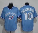 Blue Jays #10 Edwin Encarnacion Light Blue Cooperstown Throwback Stitched Jersey