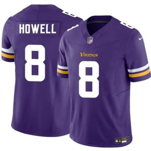 Minnesota Vikings #8 Sam Howell Purple 2024 F.U.S.E. Vapor Untouchable Limited Football Stitched Jersey