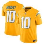 Los Angeles Chargers #10 Justin Herbert Gold 2025 F.U.S.E. AlternateVapor Limited Stitched Jersey