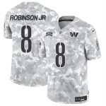 Washington Commanders #8 Brian Robinson Jr. Arctic Camo 2024 F.U.S.E. Salute To Service Limited Stitched Jersey