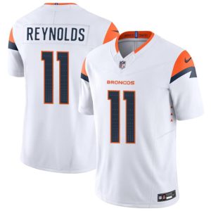Denver Broncos #11 Josh Reynolds White 2024 F.U.S.E. Vapor Limited Stitched Jersey
