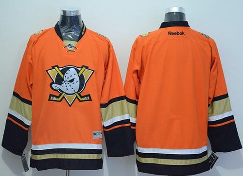 Ducks Blank Orange Alternate Stitched Jersey