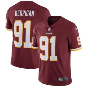 Washington Redskins #91 Ryan Kerrigan Burgundy Red Vapor Untouchable Limited Stitched Jersey