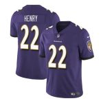 Baltimore Ravens #22 Derrick Henry Purple Vapor Limited Jersey