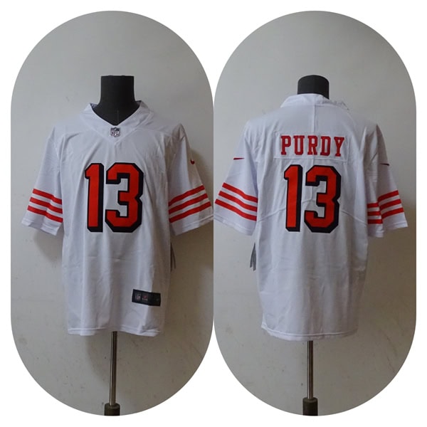 San Francisco 49ers #13 Brock Purdy New White Vapor Untouchable Limited Stitched Jersey