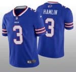 Buffalo Bills #3 Damar Hamlin Blue Vapor Untouchable Limited Stitched Jersey