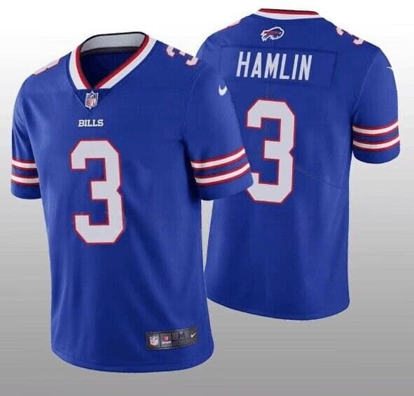 Buffalo Bills #3 Damar Hamlin Blue Vapor Untouchable Limited Stitched Jersey