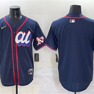 American League Oakland Athletics Blank Navy 2025 All-Star Edition Limited Stitched Jersey