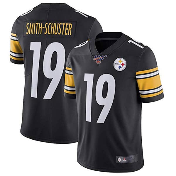 Pittsburgh Steelers 100th #19 JuJu Smith-Schuster Black Stitched Vapor Untouchable Limited Jersey