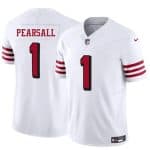 San Francisco 49ers #1 Ricky Pearsall New White 2025 F.U.S.E. Vapor Untouchable Limited Stitched Jersey