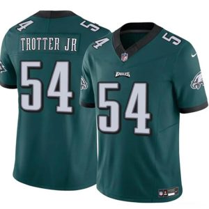 Philadelphia Eagles #54 Jeremiah Trotter Jr Green 2024 Draft F.U.S.E. Vapor Untouchable Limited Stitched Jersey