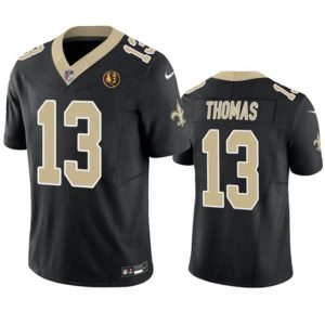 New Orleans Saints #13 Michael Thomas Black 2023 F.U.S.E. With John Madden Patch Vapor Limited Stitched Jersey