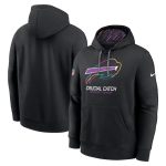 Buffalo Bills Black 2024 Crucial Catch Club Pullover Hoodie