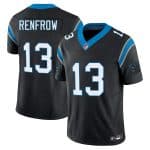 Carolina Panthers #13 Hunter Renfrow Black Limited Stitched Jersey
