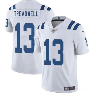 Indianapolis Colts #13 Laquon Treadwell White 2025 Vapor Limited Stitched Jersey