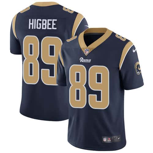Los Angeles Rams #89 Tyler Higbee Navy Blue Vapor Untouchable Limited Stitched Jersey