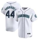 Seattle Mariners #44 Julio Rodr¨ªguez White Home Limited Stitched Jersey