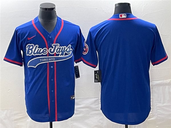 Toronto Blue Jays Blank Royal Cool Base Stitched Jersey