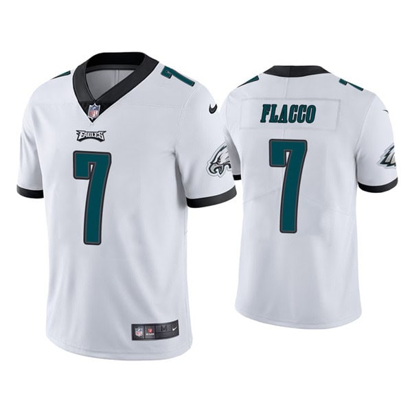 Philadelphia Eagles #7 Joe Flacco White Vapor Untouchable Limited Stitched Jersey