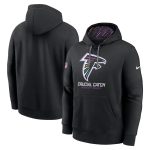 Atlanta Falcons Black 2024 Crucial Catch Club Pullover Hoodie