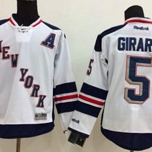 Rangers #5 Dan Girardi White 2014 Stadium Series Stitched Jersey