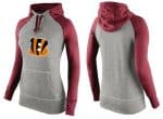 Nike Cincinnati Bengals Performance Hoodie Grey Red_3