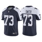 Dallas Cowboys #73 Tyler Smith Navy Thanksgiving Vapor Limited Stitched Jersey