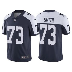 Dallas Cowboys #73 Tyler Smith Navy Thanksgiving Vapor Limited Stitched Jersey
