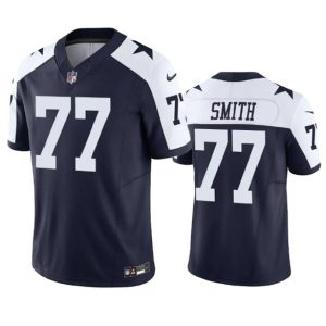 Dallas Cowboys #77 Tyron Smith Navy 2023 F.U.S.E. Vapor Limited Stitched Jersey
